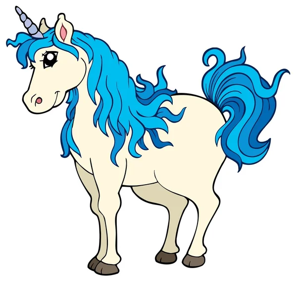 Lindo unicornio — Vector de stock