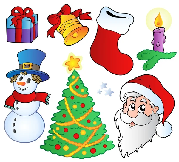 Diverses images de Noël — Image vectorielle