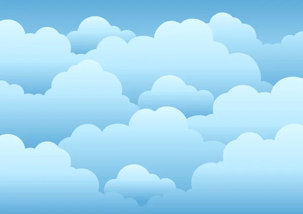 Ciel nuageux fond 1 — Image vectorielle
