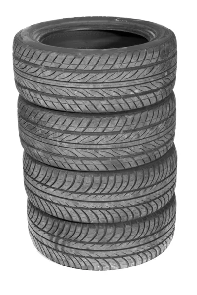 Pilha de pneus — Fotografia de Stock
