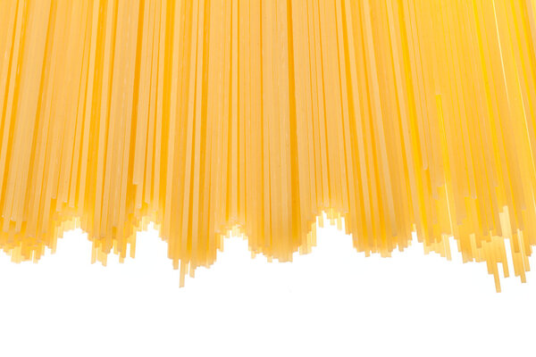Uncooked spaghetti