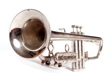 Old trumpet clipart