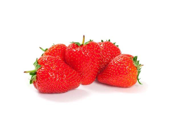 Rød jordbær, friske - Stock-foto