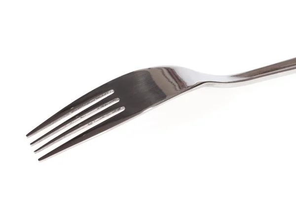 One Fork Photo White Background — Stock Photo, Image