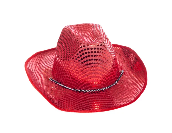Kırmızı kovboy şapkası — Stok fotoğraf