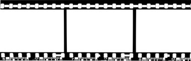 Blank film strip, vector clipart