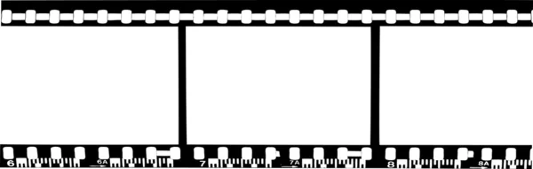 Tira de película en blanco, vector — Vector de stock