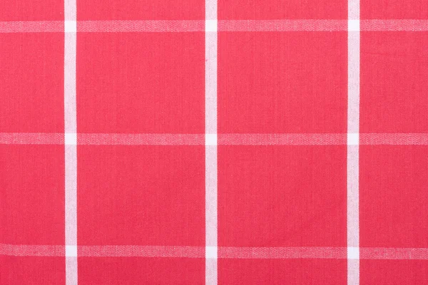 Red checkered tablecloth — Stock Photo, Image