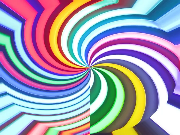 Fondo de rotación de arco iris de color abstracto . — Foto de Stock