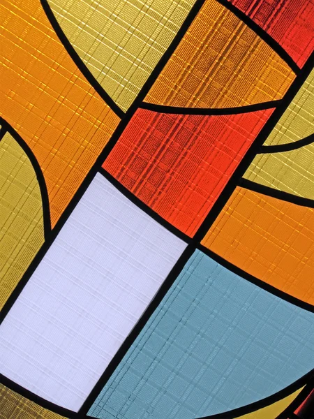 Färgstarka glas mångfald, målat glas bakgrundsstruktur nära — Stockfoto