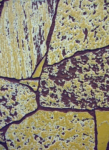 Abstrato amarelo pedra parede fundo, textura closeup — Fotografia de Stock