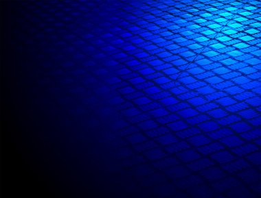 Abstract blue metallic surface, construction. clipart