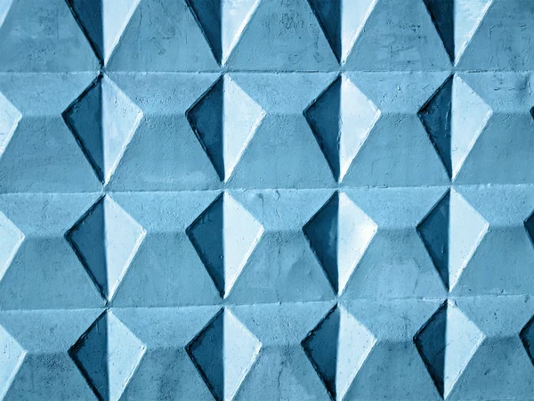 抽象蓝色墙、 方形纹理背景 — 图库照片