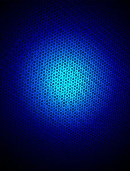 Абстрактное освещение поверхности синим металлом, текстура фона крупным планом . — стоковое фото