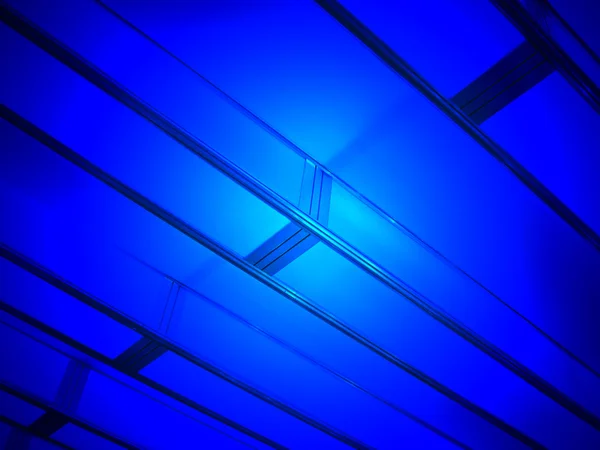 抽象的なブルー建設産業の詳細 — ストック写真