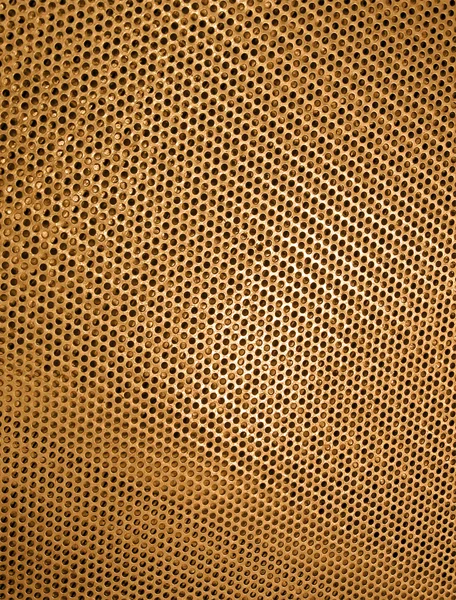 Abstract gold metal surface, background texture closeup. — Stock Photo, Image