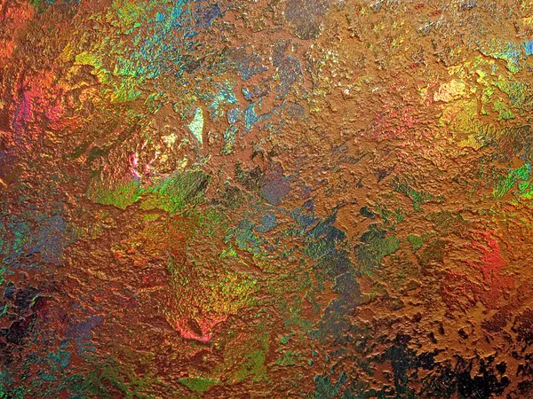 抽象的な虹の多様性、金合金の背景. — ストック写真