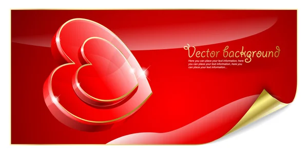 Abstract Red Background Valentine Day — стоковый вектор
