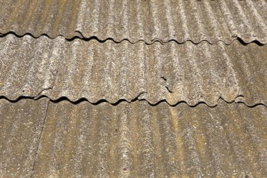 Closeup of a slated roof (as a background or texture) clipart