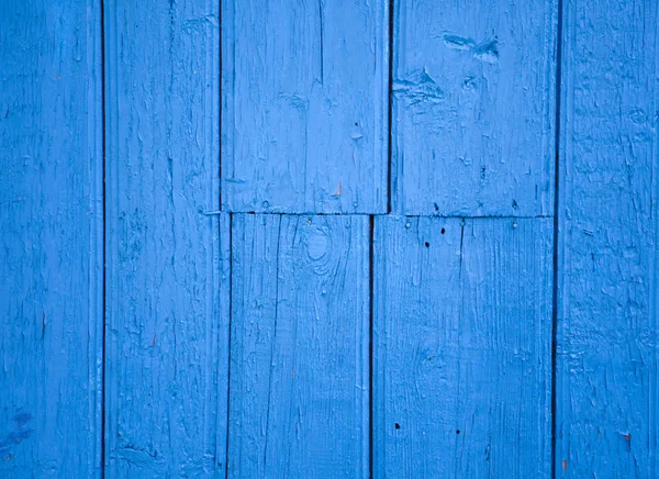Part of blue wood wall for background. — Stock Photo, Image