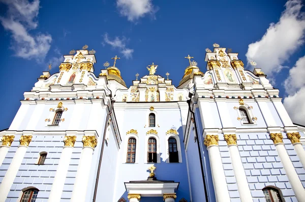 Schöne st. andrew kathedrale in kiev geschichte aufgenommen in ukrain — Stockfoto