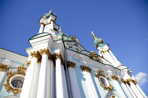 Hermosa Catedral de San Andrés en Kiev historia tomada en Ukrain — Foto de Stock