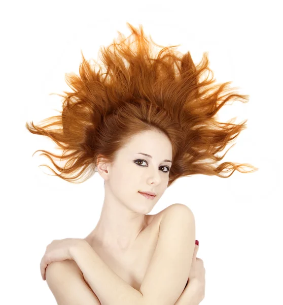 Bella ragazza dai capelli rossi — Foto Stock