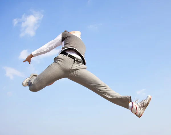 Man jump to sky. — Stock Photo, Image
