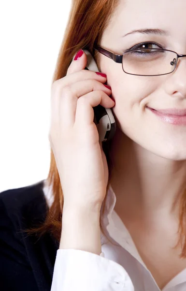 Business women calling by phone. — Stock Photo, Image