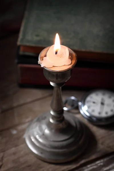 Glowing candle — Stock Photo, Image