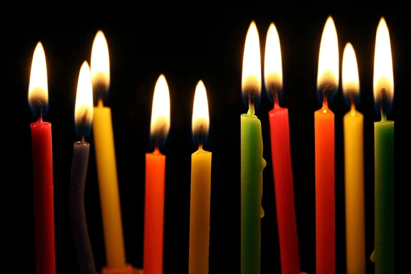 День народження свічки — стокове фото