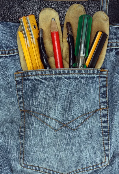 Tools in pocket — Stock Photo, Image