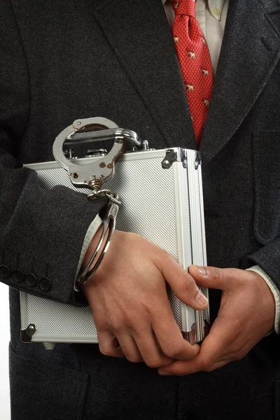 Man with a briefcase — Stock Photo, Image