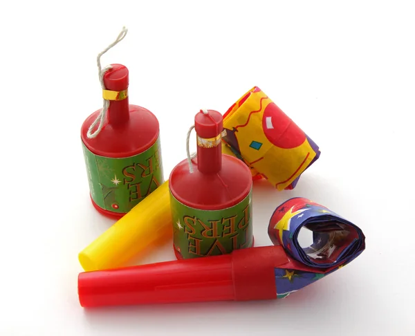 Party blowers and poppers. — Stock Photo, Image