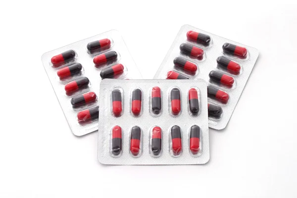 Drugs in a blister pack — Stockfoto
