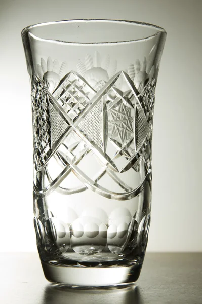 Kristal glas bekerglas — Stockfoto