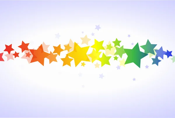 Papier peint étoiles colorées — Image vectorielle