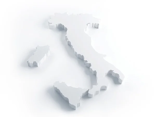 Beyaz threedimensional İtalya — Stok fotoğraf