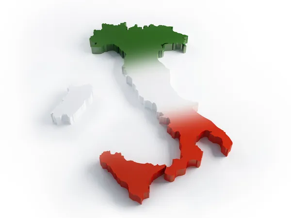 Tre colori Italia — Foto Stock