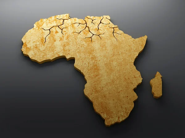 Estado de crise - África — Fotografia de Stock