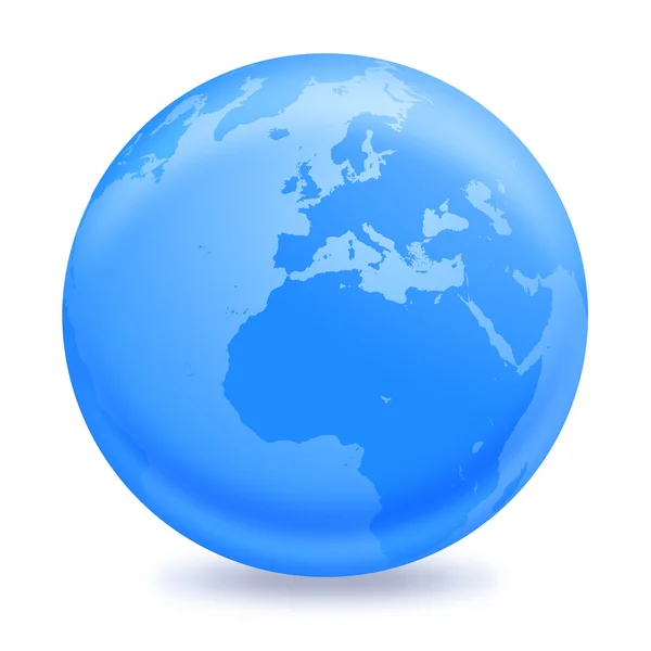 青い地球 — ストックベクタ