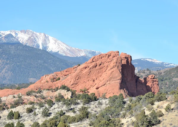 stock image Garden Of The Gods South Gateway Rock