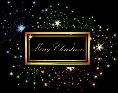 Merry Christmas and Happy New Year collection clipart