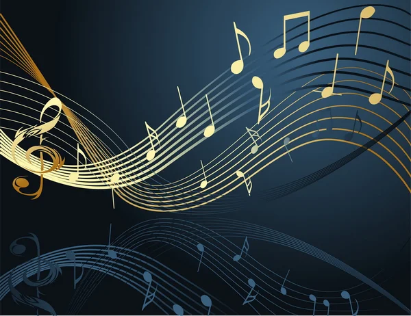 Музыкальные Ноты — стоковый вектор