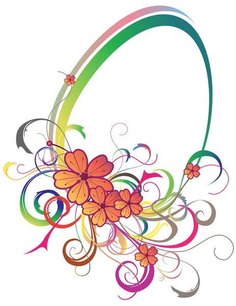 Fond Oeuf Oriental Coloré Avec Des Lignes — Image vectorielle