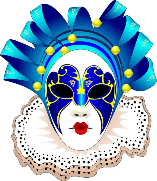 Carnaval masker vector illustratie — Stockvector