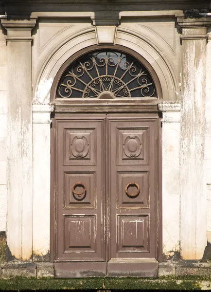 Porta velha em Veneza — Fotografia de Stock