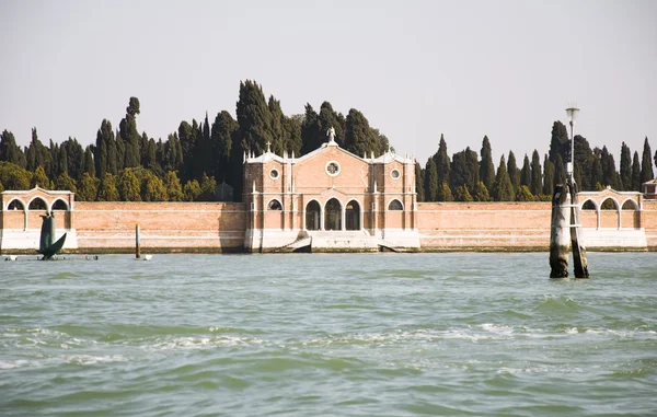 Cemetery on island in Venice — Stock Photo, Image