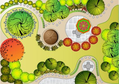 Landscape Plan clipart