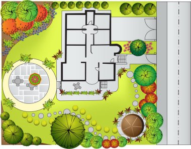 Landscape Plan clipart